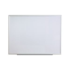 Dry Erase Board, Melamine, 48 x 36, Aluminum Frame