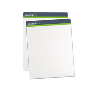 Sugarcane Based Easel Pads, 1 Inch Rule, 27 x 34, White, 50 Sheets, 2 / Pack