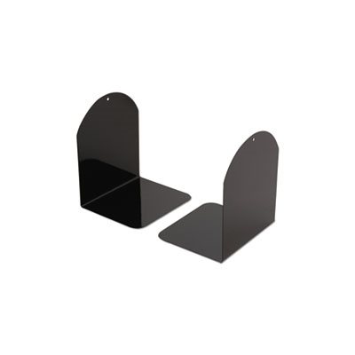 Magnetic Bookends, 6 x 5 x 7, Metal, Black