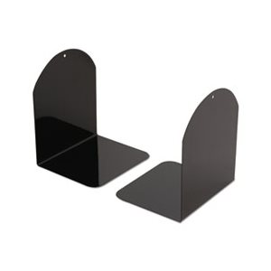 Magnetic Bookends, 6 x 5 x 7, Metal, Black