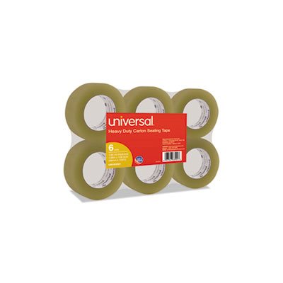 General-Purpose Box Sealing Tape, 48mm x 100m, 3" Core, Tan, 6 / Pack