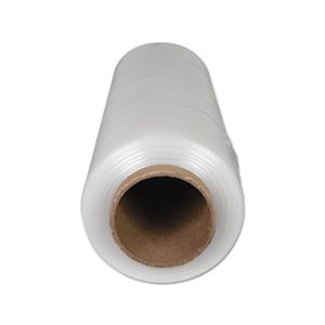 High-Performance Handwrap Film, 18" x 1500ft, 12mic (47-Gauge), Clear, 4 / Carton