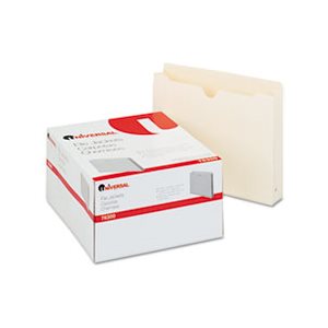 Economical File Jackets with Two Inch Expansion, Letter, 11 Point Manila, 50 / Box