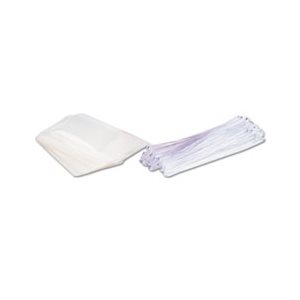 Clear Laminating Pouches, Luggage Tag Style, 5 mil, 2 1 / 2 x 4 1 / 4, 25 / Pack