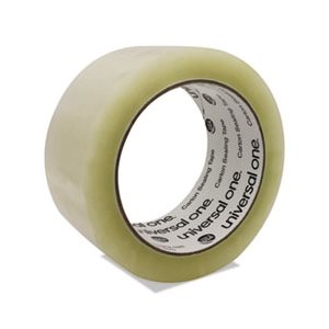 Heavy-Duty Box Sealing Tape, 48mm x 50m, 3" Core, Clear