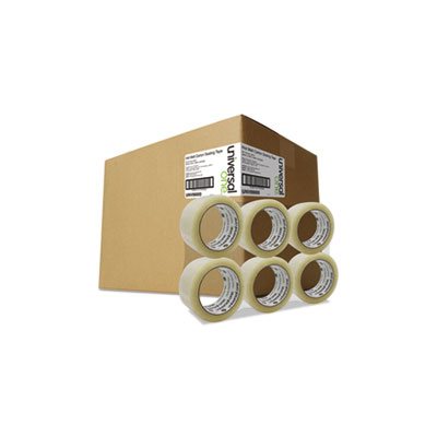 Heavy-Duty Box Sealing Tape, 48mm x 50m, 3" Core, Clear, 36 / Pack