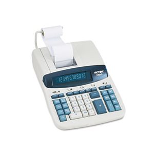 1260-3 Two-Color Heavy-Duty Printing Calculator, Black / Red Print, 4.6 Lines / Sec