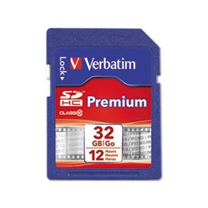 Premium SDHC Memory Card, Class 10, 32GB