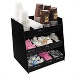 Vertical Condiment Organizer, 14 1 / 2w x 11 3 / 4d x 15h, Black