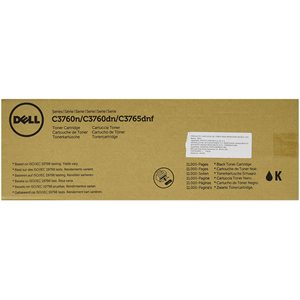 CARTRIDGE, DELL, W8D60, C3760n  / C3760dn, HIGH YIELD, BLACK