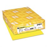 Color Paper, 24lb, 8 1 / 2 x 11, Lift-Off Lemon, 500 Sheets