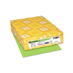 Color Paper, 24lb, 8 1 / 2 x 11, Martian Green, 500 Sheets