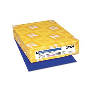 Color Paper, 24lb, 8 1 / 2 x 11, Blast-Off Blue, 500 Sheets