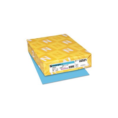 Color Paper, 24lb, 8 1 / 2 x 11, Lunar Blue, 500 Sheets