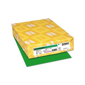 Color Paper, 24lb, 8 1 / 2 x 11, Gamma Green, 500 Sheets