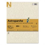 Astroparche Specialty Card Stock, 65lb, 8 1 / 2 x 11, Natural, 250 Sheets
