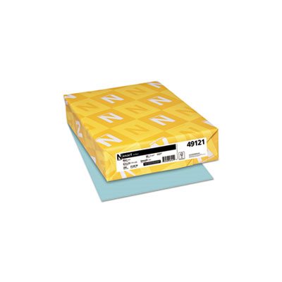 Exact Index Card Stock, 90lb, 8 1 / 2 x 11, Blue, 250 Sheets