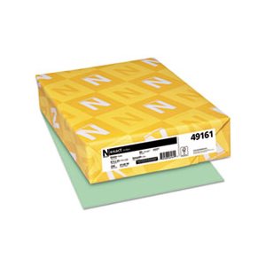 Exact Index Card Stock, 90lb, 8 1 / 2 x 11, Green, 250 Sheets