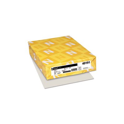 Exact Index Card Stock, 90lb, 8 1 / 2 x 11, Gray, 250 Sheets