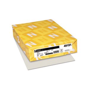 Exact Index Card Stock, 90lb, 8 1 / 2 x 11, Gray, 250 Sheets