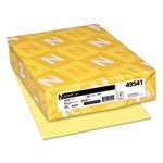 Exact Index Card Stock, 110lb, 8 1 / 2 x 11, Canary, 250 Sheets