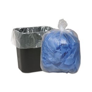 CAN LINERS, LOW-DENSITY, 16gal, .6mil, 24" x 33", Clear, 500 / Carton