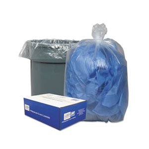 Clear Low-Density Can Liners, 30gal, .71 Mil, 30 x 36, Clear, 250 / Carton