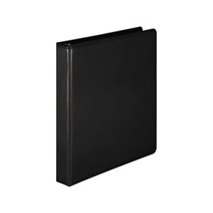 Basic D-Ring View Binder, 1" Cap, Black