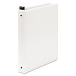 Hanging DublLock Round Ring Binder, 1" Cap, White