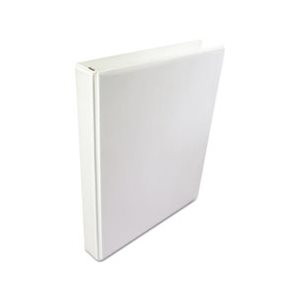 A4 International Round Ring View Binder, 2" Cap, 8 1 / 2 x 11 5 / 8, White