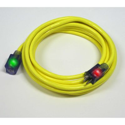 CORD, EXTENSION,  14 / 3 AWG, PRO GLO, 50', YELLOW