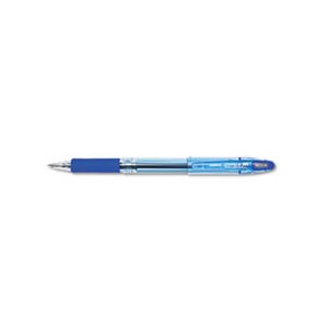 Jimnie Roller Ball Stick Gel Pen, Blue Ink, Medium, Dozen