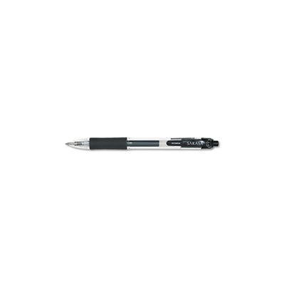 Sarasa Retractable Gel Pen, Black Ink, Fine, Dozen