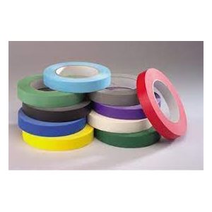 TAPE, MASKING, COLORED,  1" X 60 YDS, ASSORTED