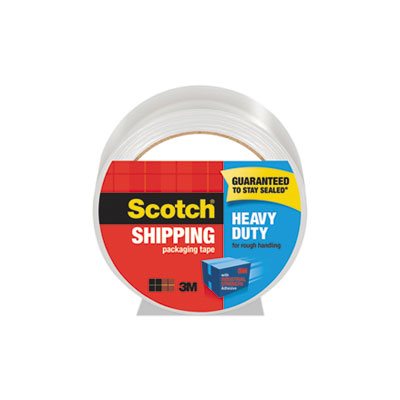 TAPE, PACKAGING, SCOTCH, HEAVY DUTY, 1.88" X 54.6YD, CLEAR