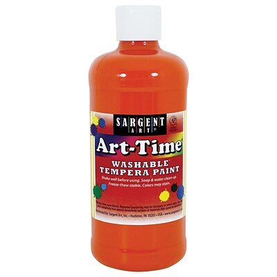 PAINT TEMPERA ORANGE 16OZ